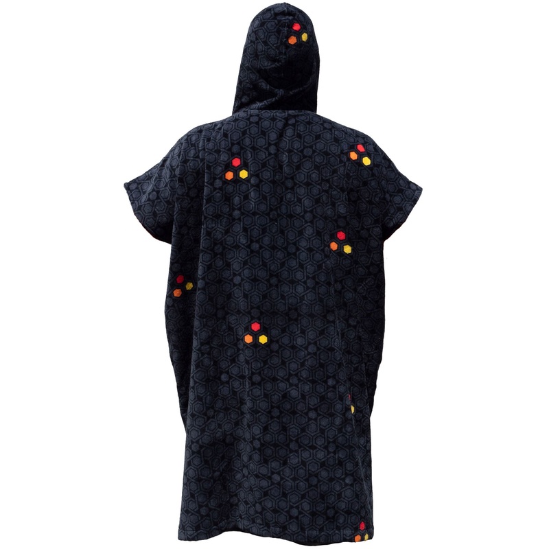 Channel Islands Hex Changing Towel Poncho-Black
