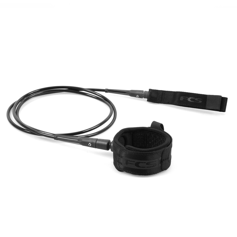 FCS All Round Essential Calf Leash-Black-9’x 7mm