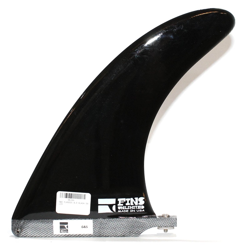 Fins Unlimited G&S Classic – 9″ – Solid Black