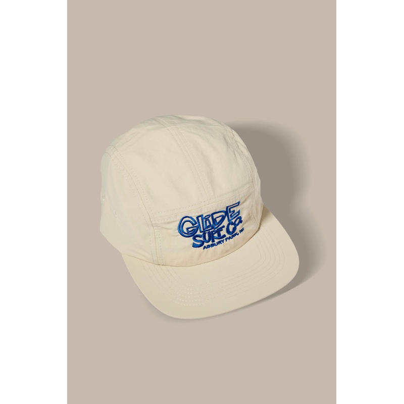 Glide Lightweight Nylon Hat – Ivory & Azul