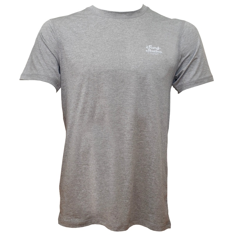 Surf Station Antix Hybrid Mechanic Men’s S/S Rashguard – Heather Grey