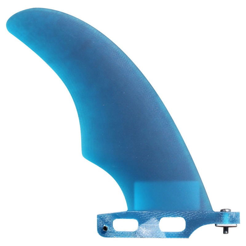 Fins Unlimited Cutaway Longboard Fin – Blue – 8″