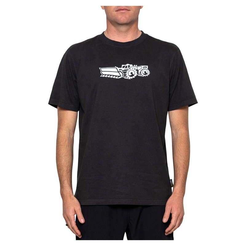 JS Traktor Tee – Washed Black