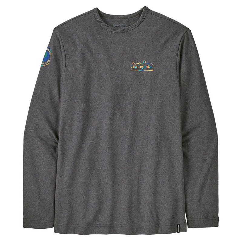 Patagonia Men’s Lightweight Unity Fitz Wildrise Crew Sweatshirt – Ink Black