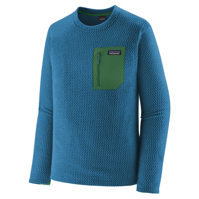 Patagonia Men’s R1 Air Crew Fleece – Vessel Blue