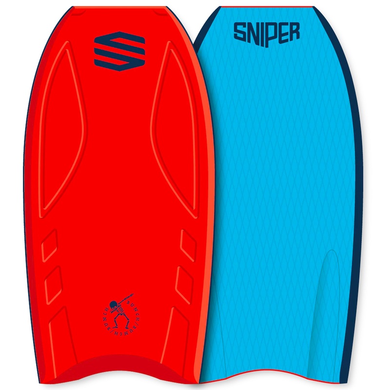 Sniper Bunch 44″ Bodyboard – Red