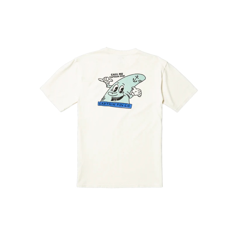 CAPTAIN FUN SHORT SLEEVE TEE – VINTAGE WHITE
