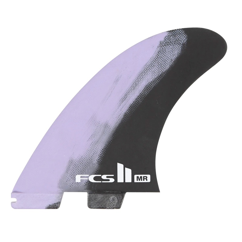 FCS II Mark Richards Performance Core 2+1 Surfboard Fins – X-Large/Lavender