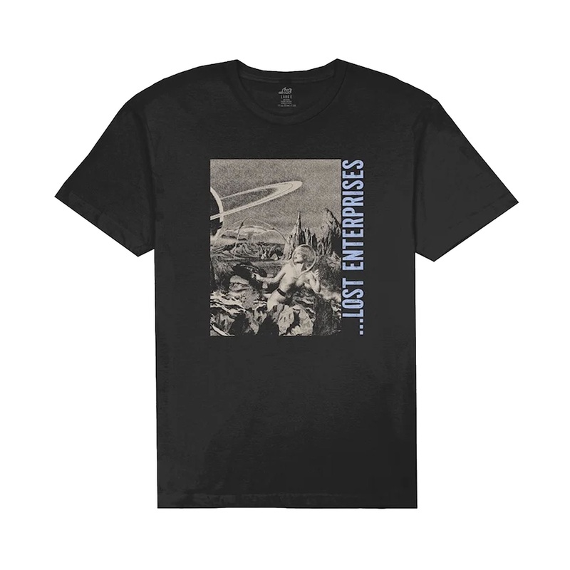 Lost Spacer Men’s S/S T-Shirt – Black