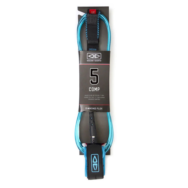 Ocean & Earth Diamond Flex Comp Leash – 5ft