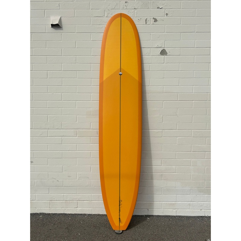 Woodin Surfboards | 94″ One Love Orange Longboard