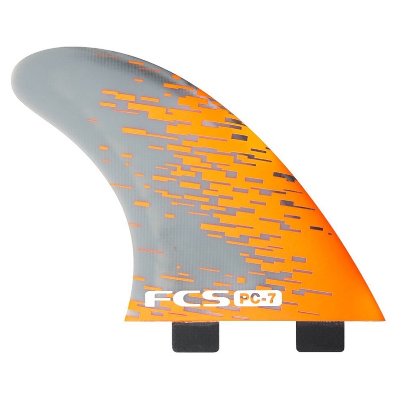 FCS PC-7 Tri-Quad Fin Set – Orange