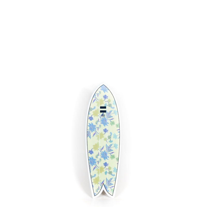 Indio Surfboards – DAB Flowers – 53 x 20 3/4 x 2 3/8 x 30,92L.