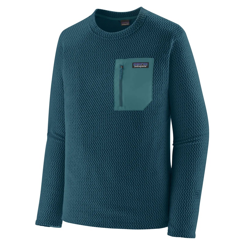 Patagonia Men’s R1 Air Crew Pullover – Tidal Teal