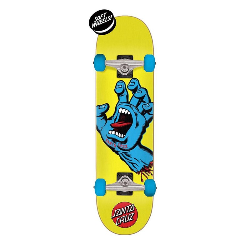 Santa Cruz Screaming Hand Complete Skateboard – 7.75″