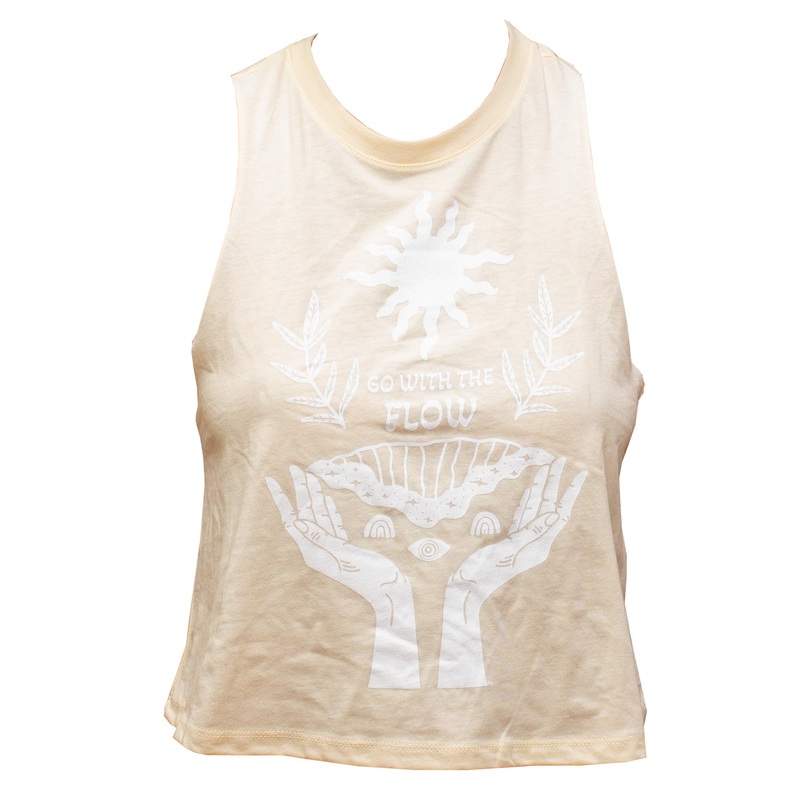Surf Station Go With The Flow Women’s Tank Top – Vanilla