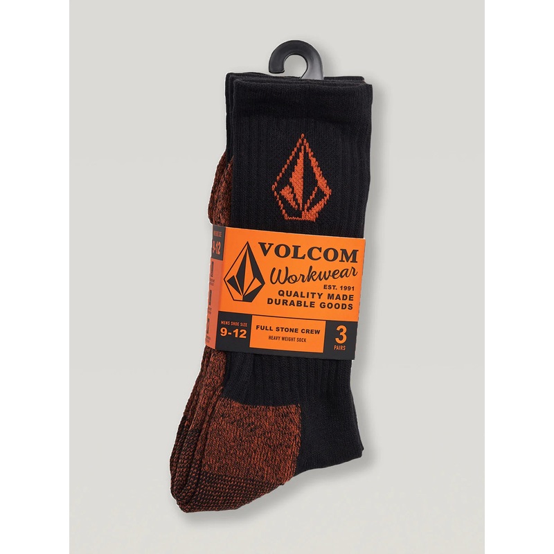 WORKWEAR SOCK 3PK – BLACK