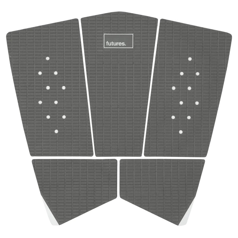 Futures Seafury 5 Piece Tail Pad – Grey