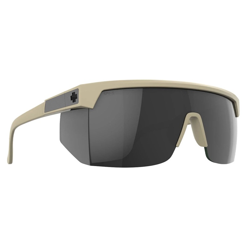 Spy Super Flynn Men’s Sunglasses – ANSI Matte Sand/Happy Gray Green Black Mirror