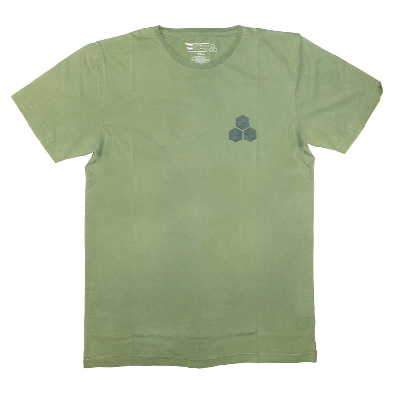 Channel Islands Stamped Flag Tee – Washed Green