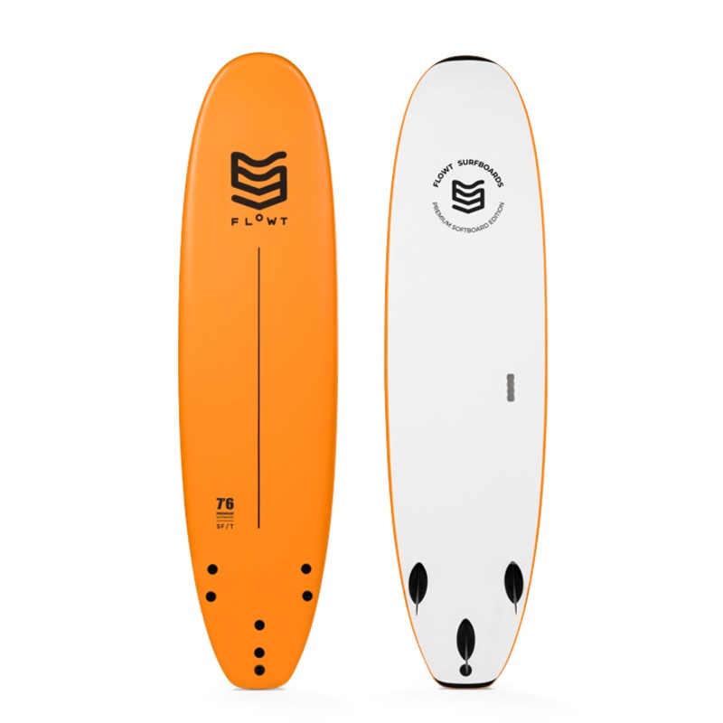 Flowt Premium Soft Top 7’6″-Orange
