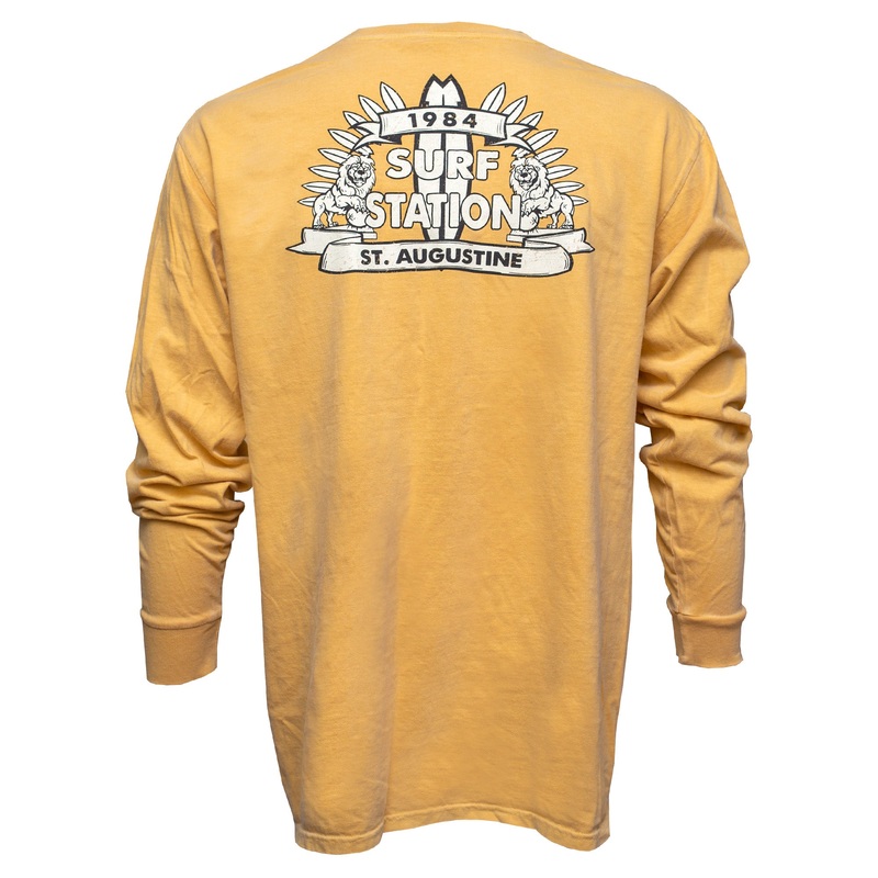 Surf Station Romanelli Lions Men’s L/S Shirt – Yellow