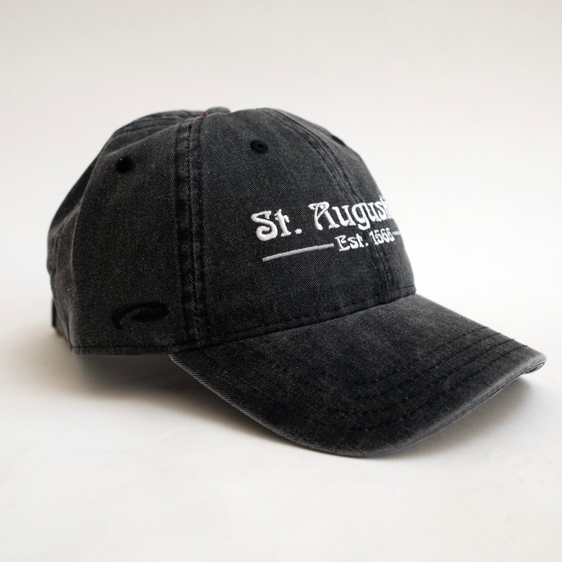Surf Station St. Auggie Men’s Strap Buckle Hat – Black