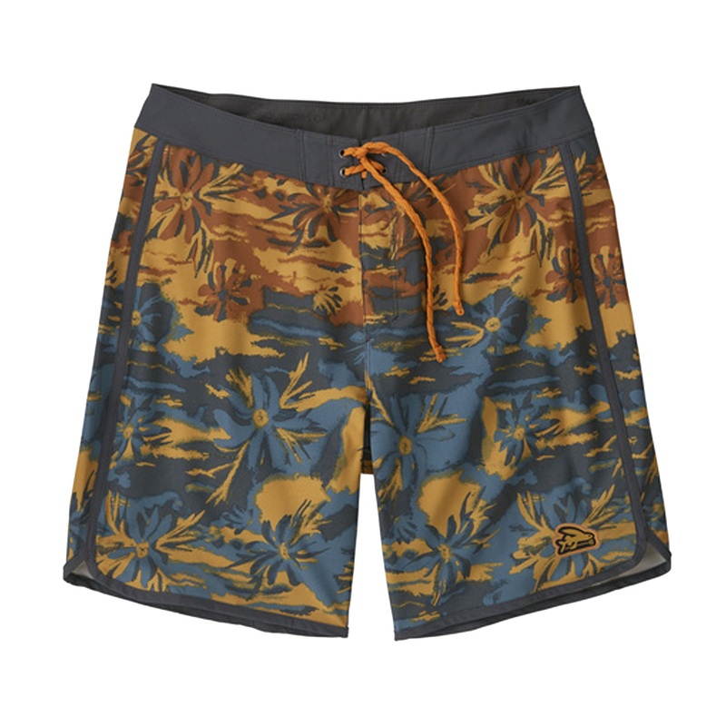 Patagonia Hydropeak Scallop 18″ Men’s Boardshorts – Gold