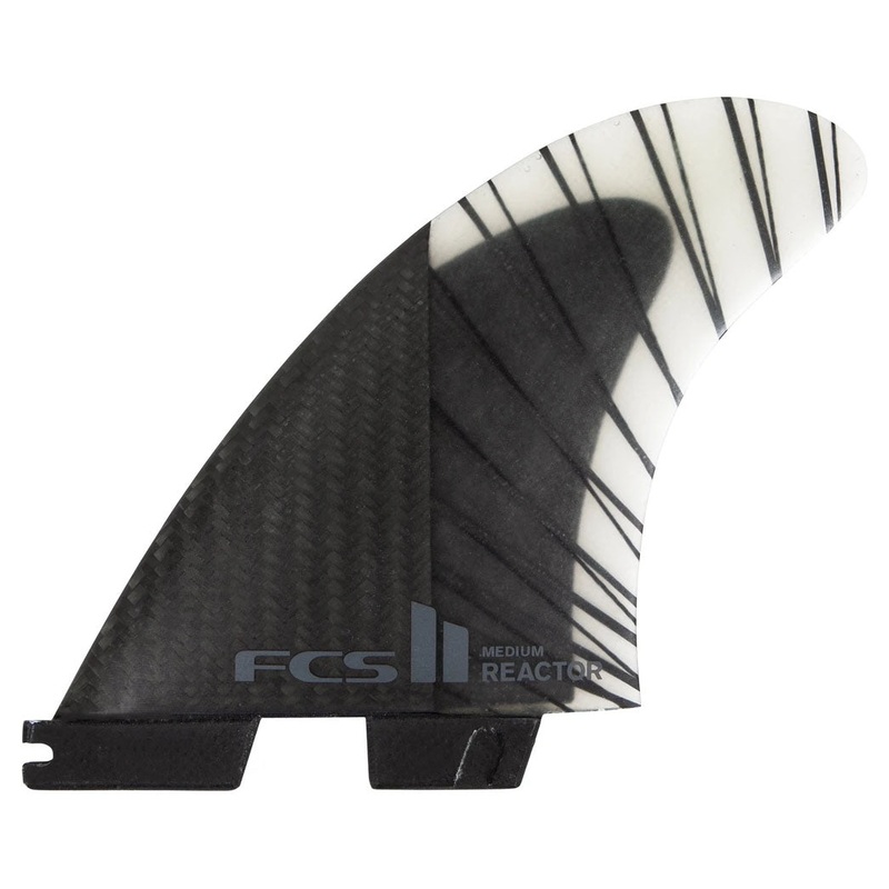 FCS II Reactor PC Carbon Tri Fin Set – Medium