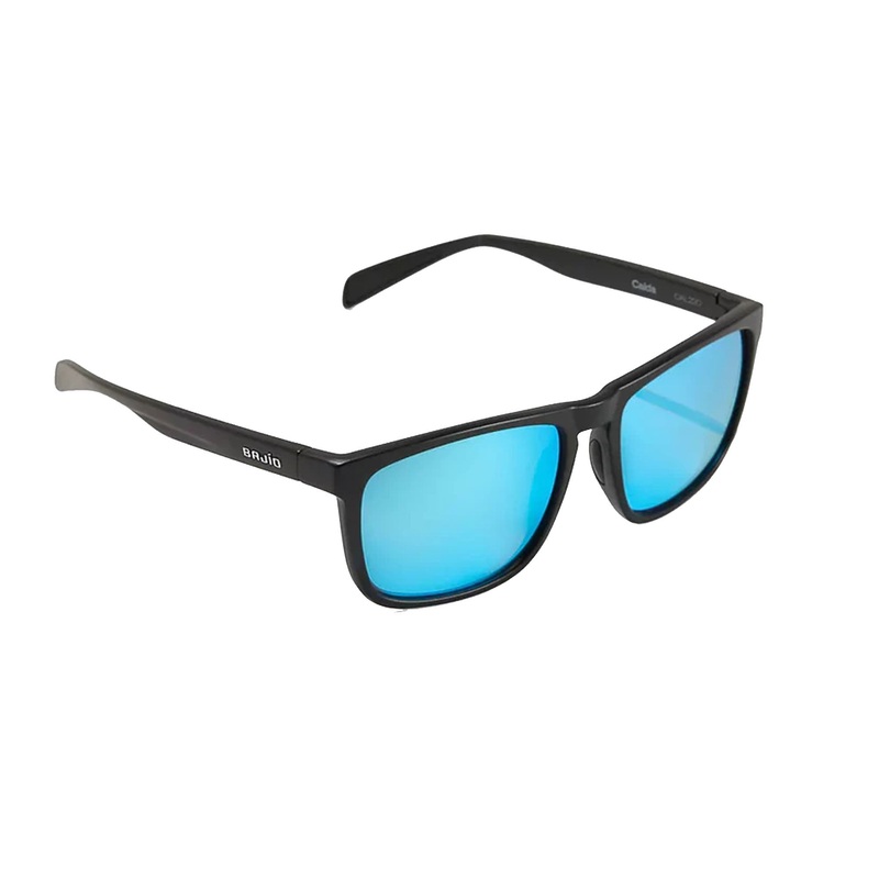 Bajio Calda Small Men’s Sunglasses – Black Matte/Blue Mirror Polarized
