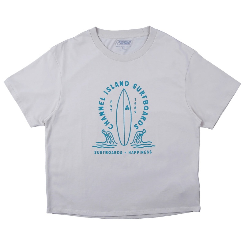 Channel Islands Board Happy Relaxed Women’s S/S T-Shirt – Cloud