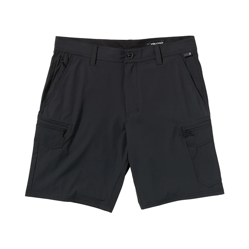 Volcom Cashed In Cargo 20″ Men’s Hybrid Walkshorts – Black