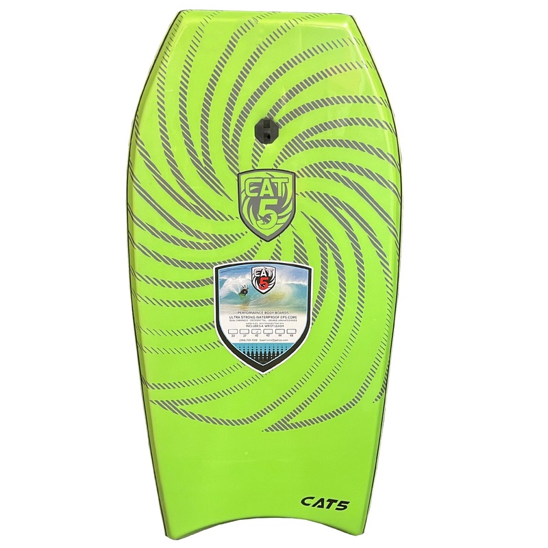 Cat 5 Original 48″ Bodyboard w/ Leash – Green