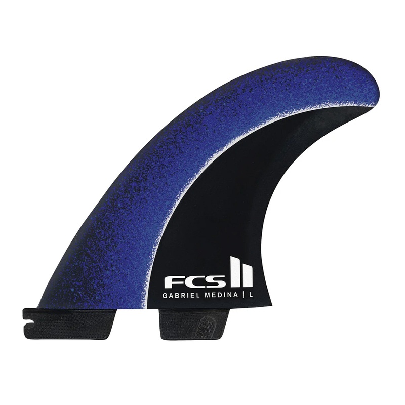 FCS II GM Aircore Performance Glass Tri Surfboard Fins – Large/Blue