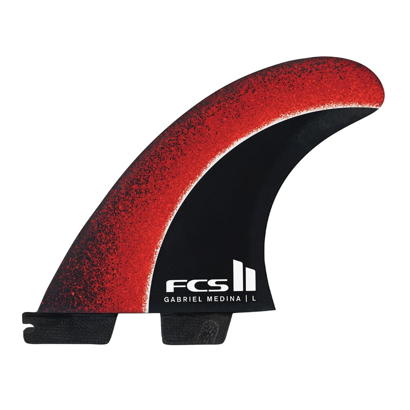 FCS II GM Aircore Performance Glass Tri Surfboard Fins – Medium/Fireball