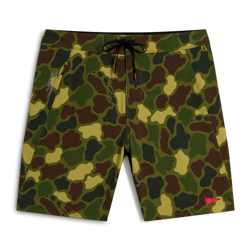Florence Marine X Cordura Airtex 18.5″ Men’s Boardshorts – Tropic Green Camo