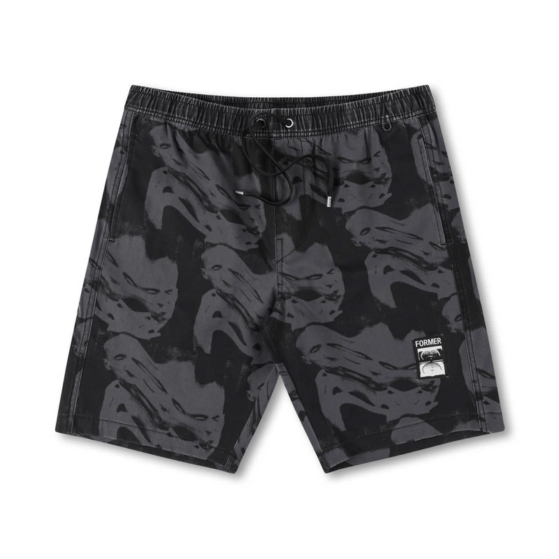 Former Swans Distort 18″ Men’s Boardshorts – Black
