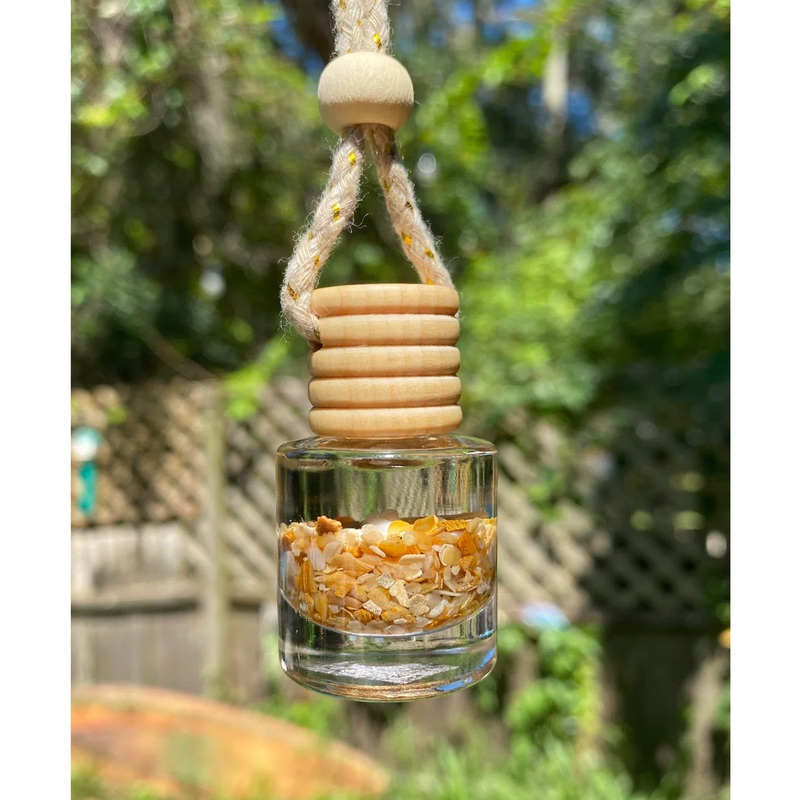 Hammockma Coquina Sand Round Car Air Fresheners – Black Ocean