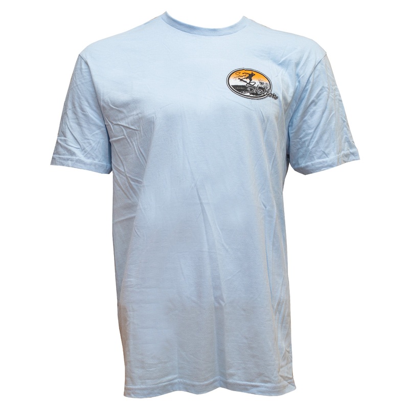 Surf Station Morning Boost Men’s S/S T-Shirt – Light Blue
