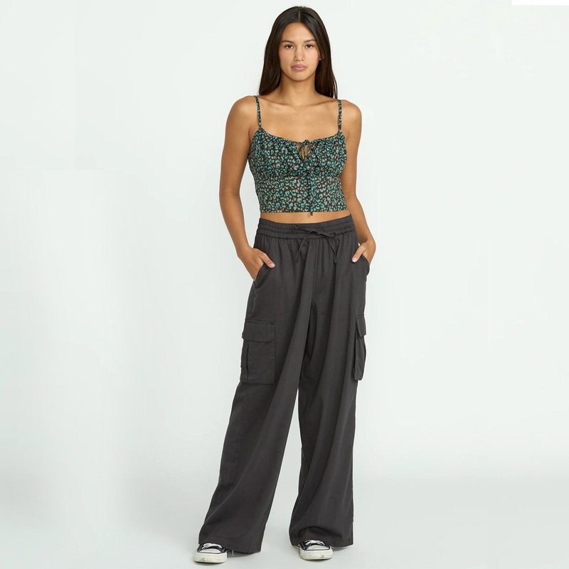 Volcom Lived In Beach Women’s Pants – Vintage Black