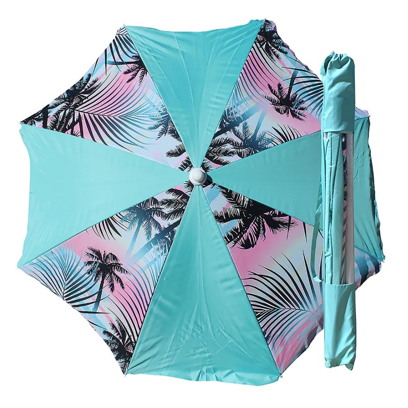 Wet Products Beach Umbrella With Tilt and Sling Pack – Miami Vice