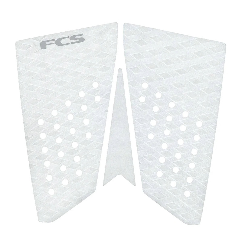 FCS Fish T-3 Eco Traction Pad – White/Cool Grey