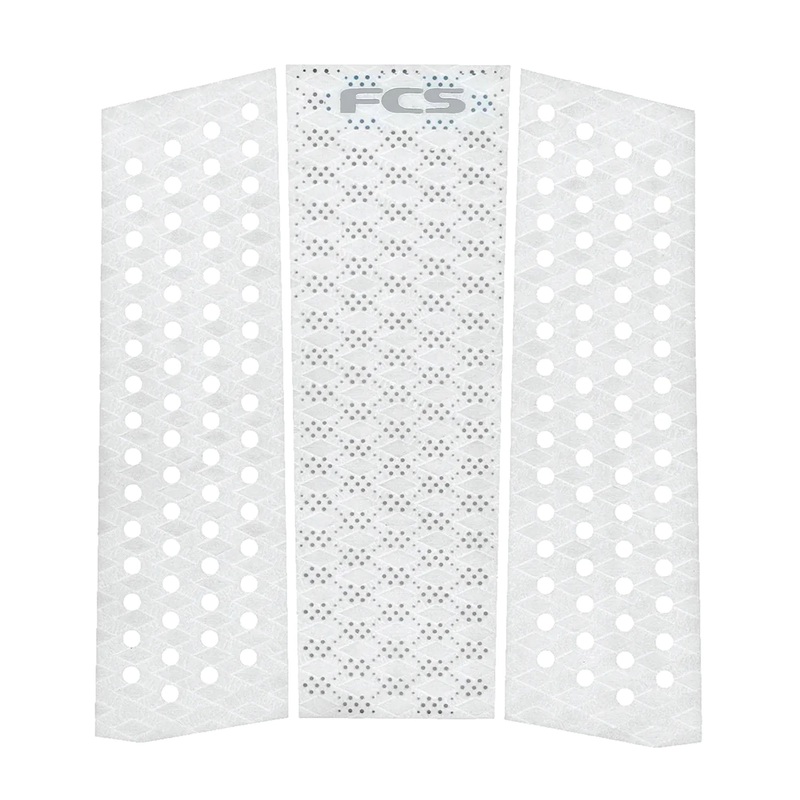 FCS Front T-3 Eco Traction Pad – White/Cool Grey