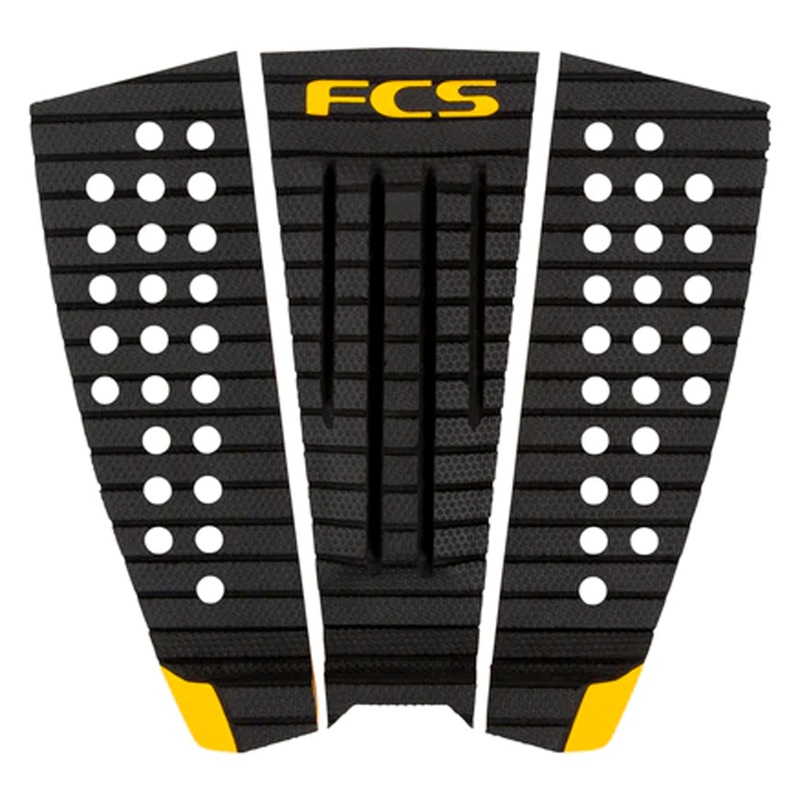FCS Julian Wilson Tread-Lite Traction Pad – Black/Mango