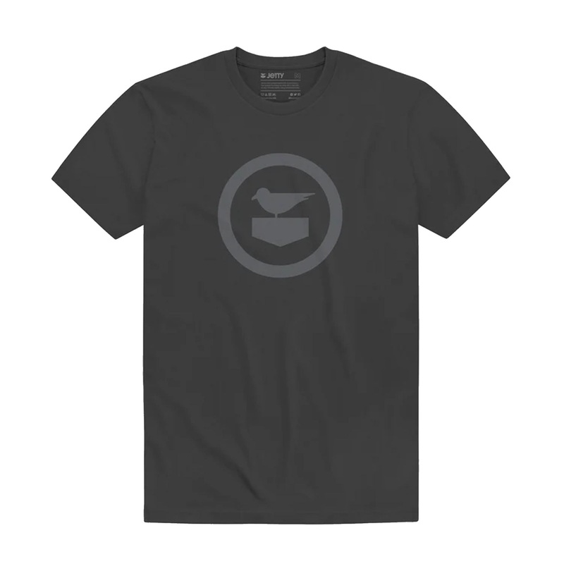 Jetty Icon Men’s S/S T-Shirt – Black