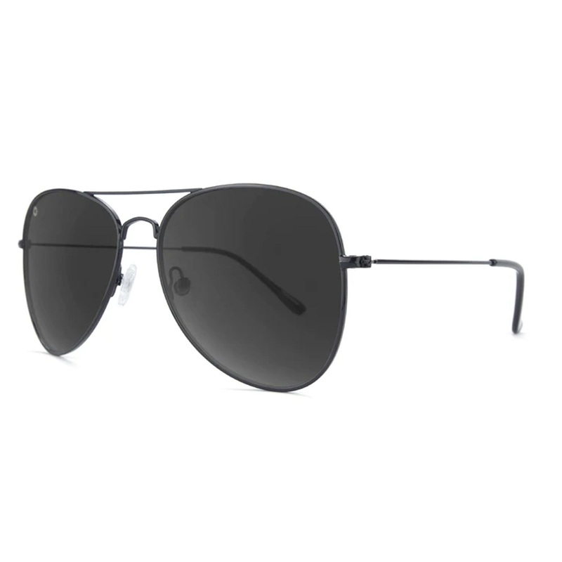 Knockaround Mile Highs Men’s Sunglasses – Black/Smoke Polarized