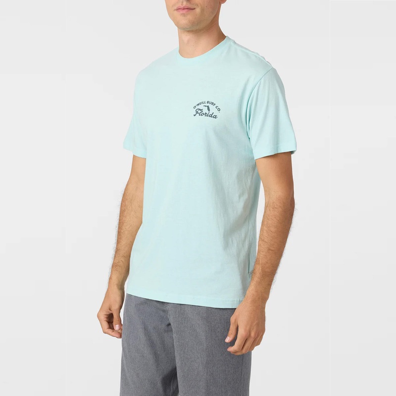 O’Neill Greenie Men’s S/S T-Shirt – Island Blue