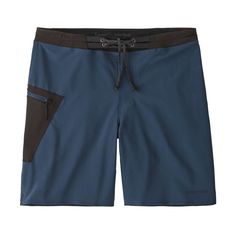 Patagonia Hydrolock Stitched 18″ Men’s Boardshorts – Tidepool Blue