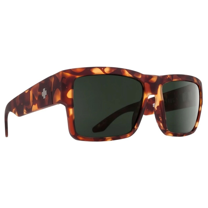 Spy Cyrus Men’s Sunglasses – Soft Matte Camo Tortoise/Happy Gray Green