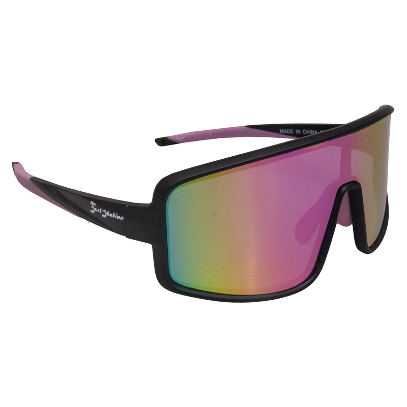Surf Station Speedway Men’s Sunglasses – Black/PInk Polarized